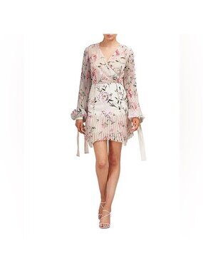 Dresses | Womens Twist Front Long Sleeve Cutout Mini Bodycone Tan Dress Size Large